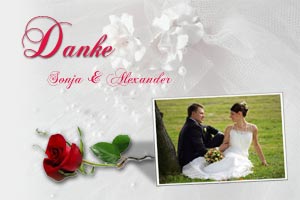 danksagung hochzeit