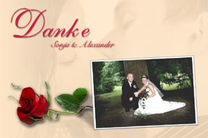 danksagung hochzeit