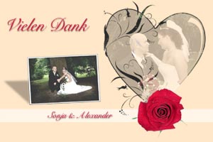 danksagung hochzeit