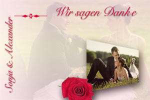 danksagung hochzeit