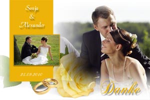 danksagung hochzeit